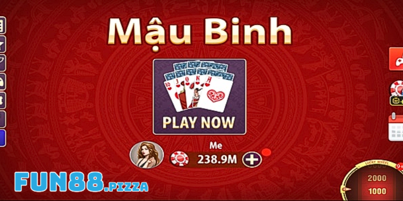 Cách chơi game bài Mậu Binh online Fun88 cho tân binh 