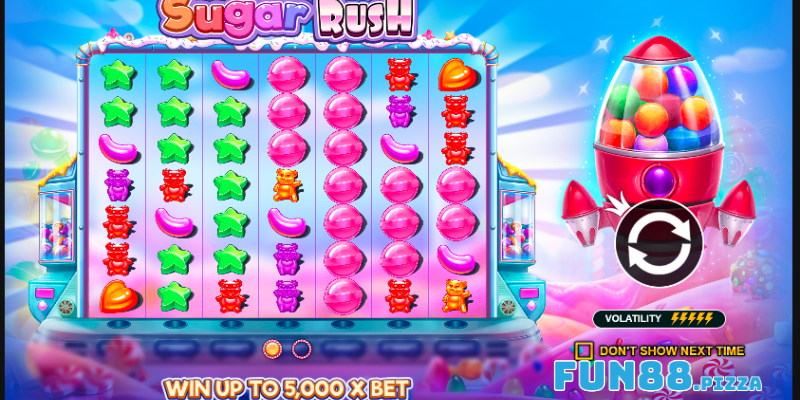 Cách tham gia chơi game nổ hũ Sugar Rush cơ bản nhất